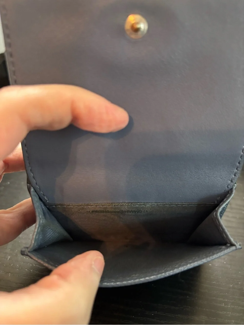Authentic Rare Christian Dior 30 Montaigne Compact Wallet –Grained Calfskin